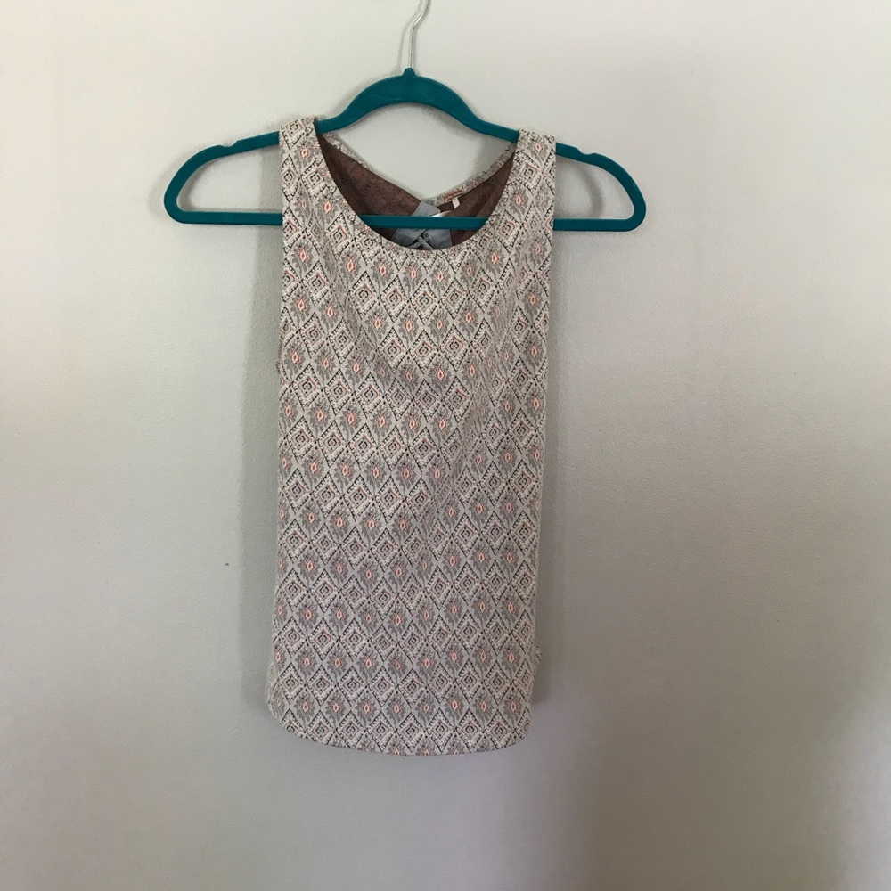 Free People Lace-Up Back Tank
